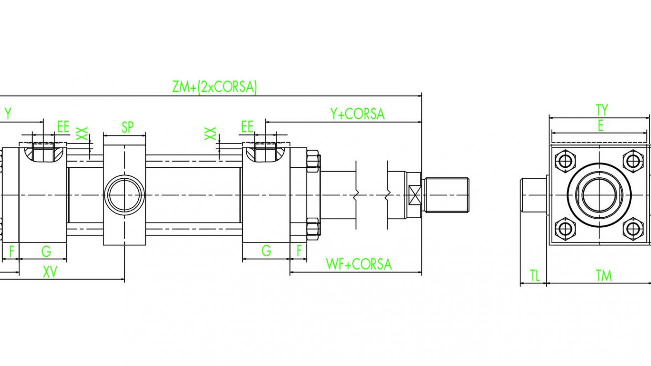 ZYLINDER ISO 6020/2